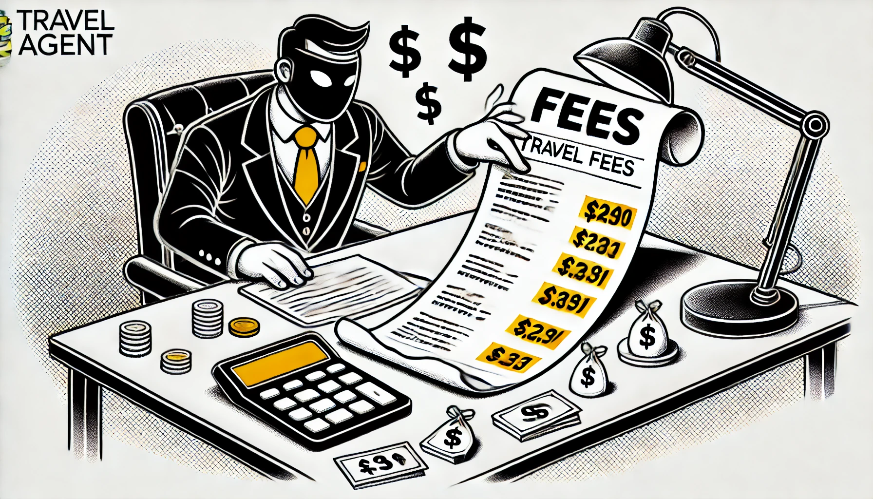 travel agent hiding fees